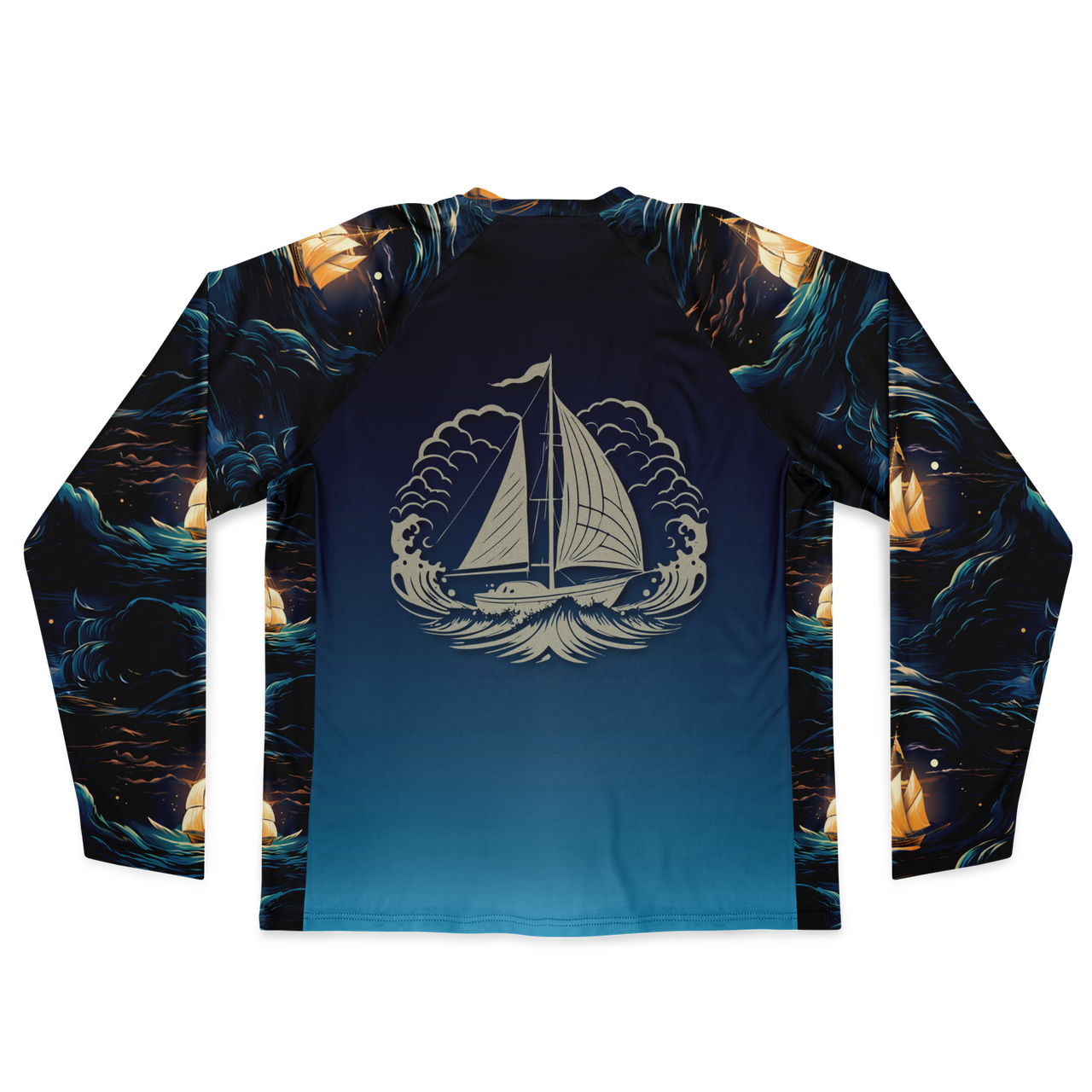Chokefish™ Long Sleeve Every Day All Weather Trees&Boats Shirt Men's-014-Special-Edition