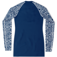Chokefish™ Long Sleeve Rashguard Acid-Wash Woman's Shirt-001