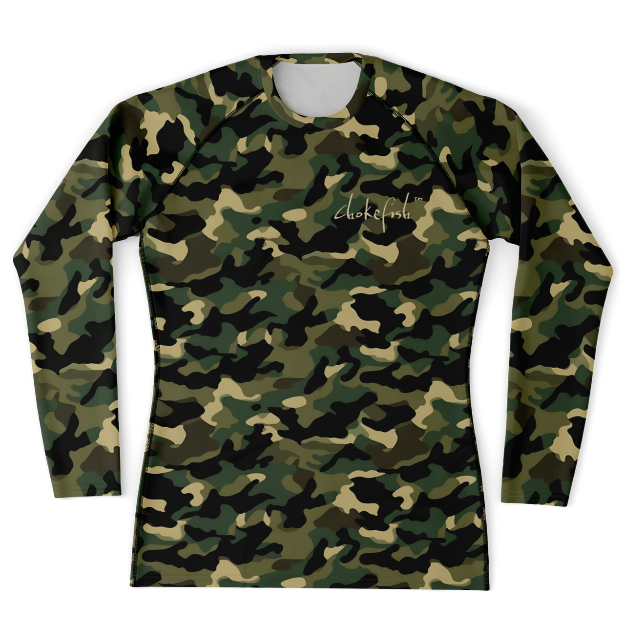 Chokefish™ Long Sleeve Rashguard Camouflage Men's Shirt-002