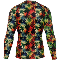 Chokefish™ Long Sleeve Rashguard Cannabis Men's Shirt-010