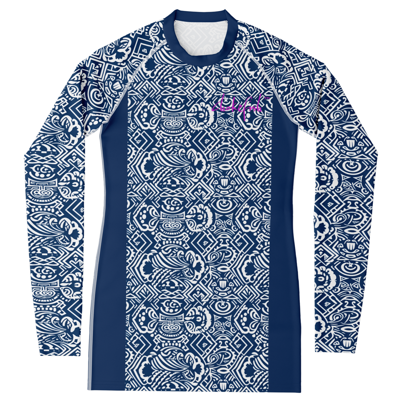 Chokefish™ Long Sleeve Rashguard Maori Woman's Shirt-009