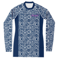 Chokefish™ Long Sleeve Rashguard Maori Woman's Shirt-009