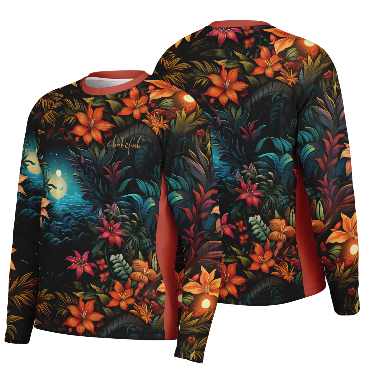 Chokefish™ Long Sleeve Every Day All Weather Floral Shirt Men's-011