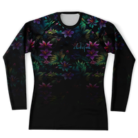 Chokefish™ Long Sleeve Rashguard Floral Men's Shirt-003