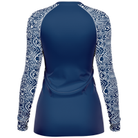 Chokefish™ Long Sleeve Rashguard Acid-Wash Woman's Shirt-001