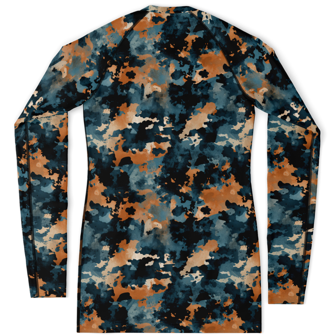 Chokefish™ Long Sleeve Rashguard Acid-Wash Woman's Shirt-009