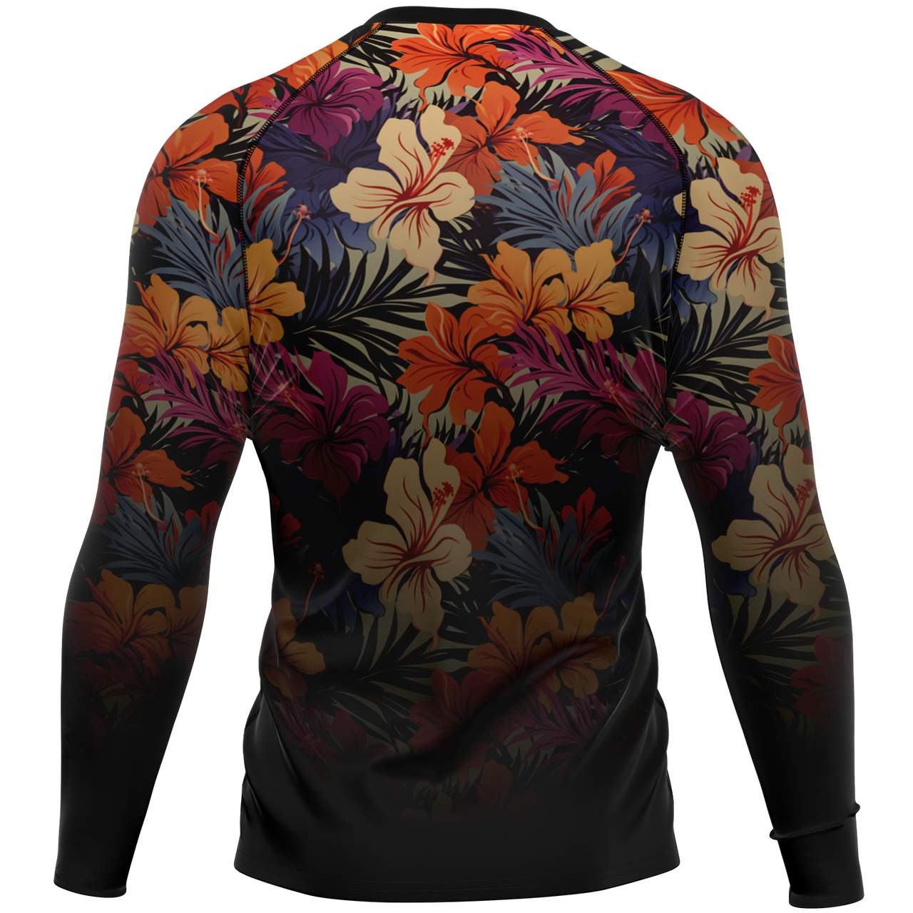 Chokefish™ Long Sleeve Rashguard Floral Men's Shirt-007-2