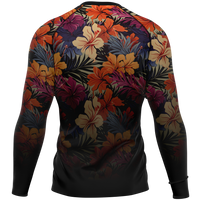 Chokefish™ Long Sleeve Rashguard Floral Men's Shirt-007-2
