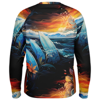 Chokefish™ Long Sleeve Every Day All Weather Surfboards Shirt Men's-004