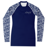 Chokefish™ Long Sleeve Rashguard Maori Woman's Shirt-006