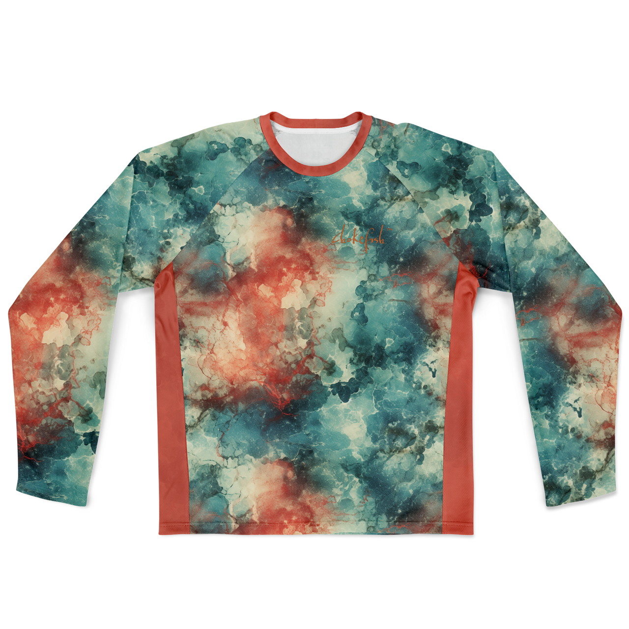 Chokefish™ Long Sleeve Every Day All Weather Acid-Wash Shirt Men's-004