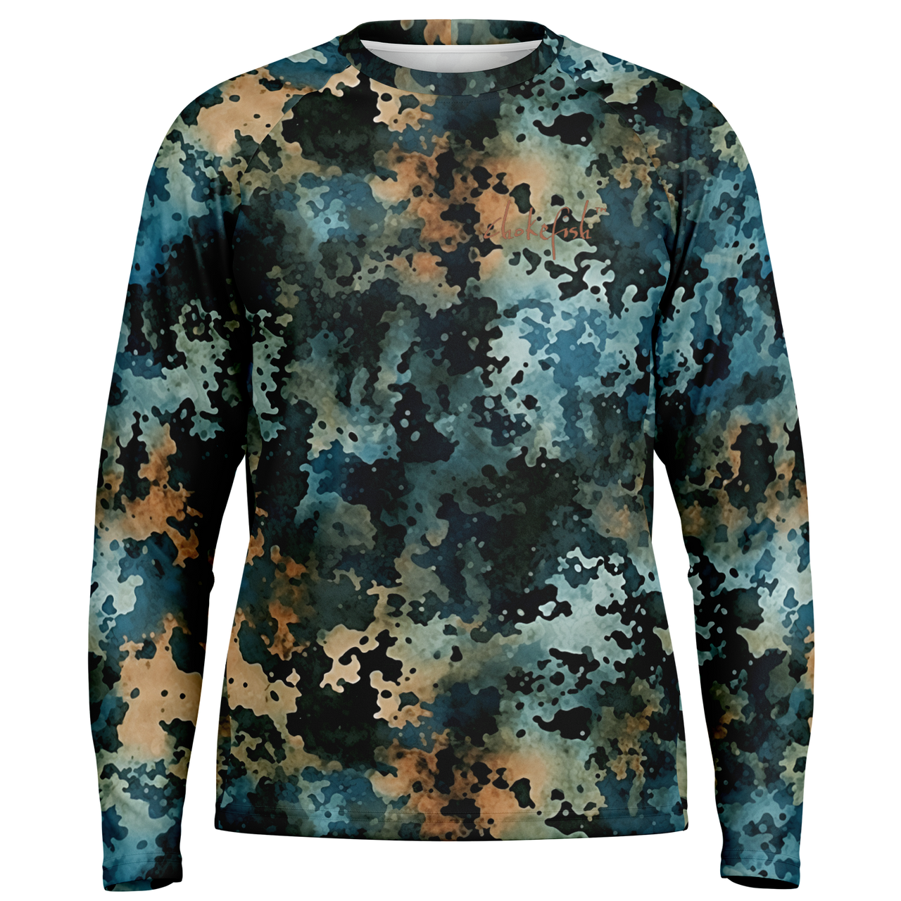 Chokefish™ Long Sleeve Every Day All Weather Acid-Wash Shirt Men's-002