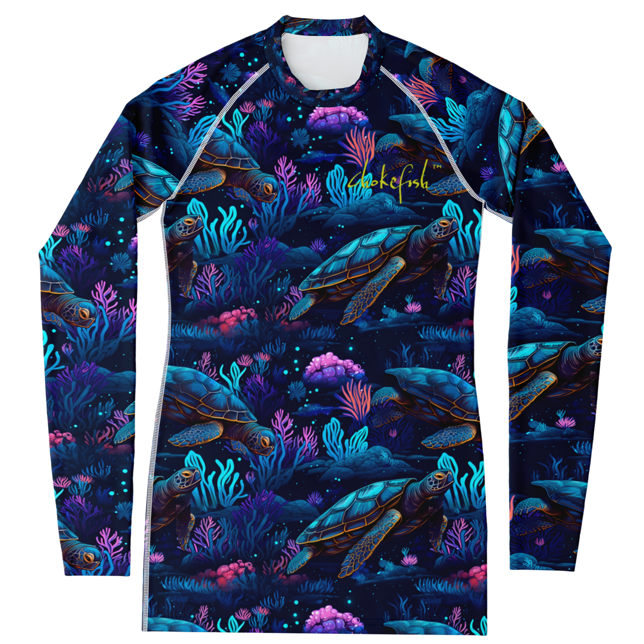 Chokefish™ Long Sleeve Rashguard Marine Woman's Shirt-005