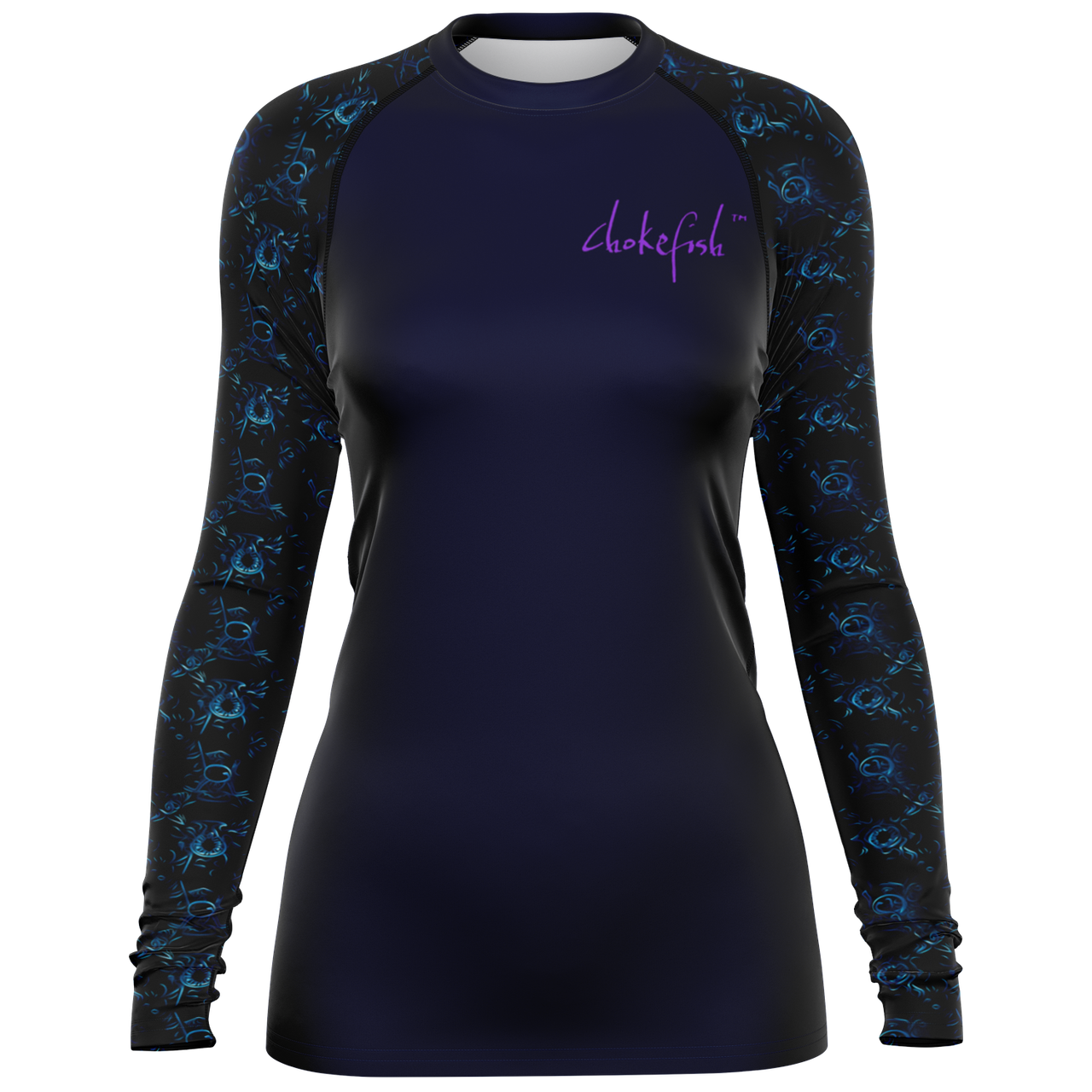 Chokefish™ Long Sleeve Rashguard Sun&Saltwater Woman's Shirt-007