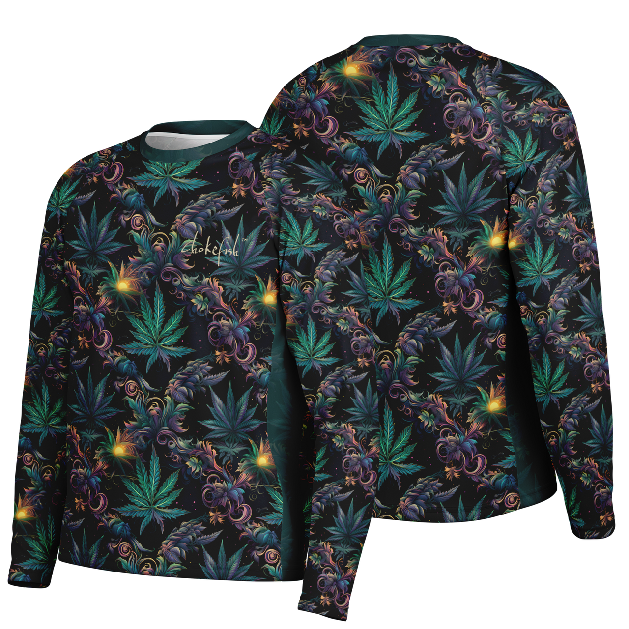 Chokefish™ Long Sleeve Every Day All Weather Cannabis Shirt Men's-016