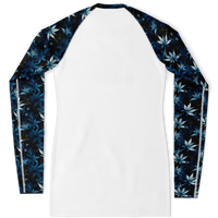 Chokefish™ Long Sleeve Rashguard Cannabis Woman's Shirt-005