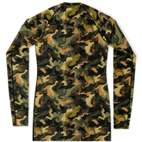 Chokefish™ Long Sleeve Rashguard Camouflage Woman's Shirt-011