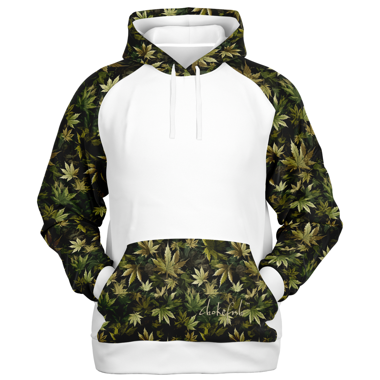 Chokefish™ Cannabis Raglan Remix-007W