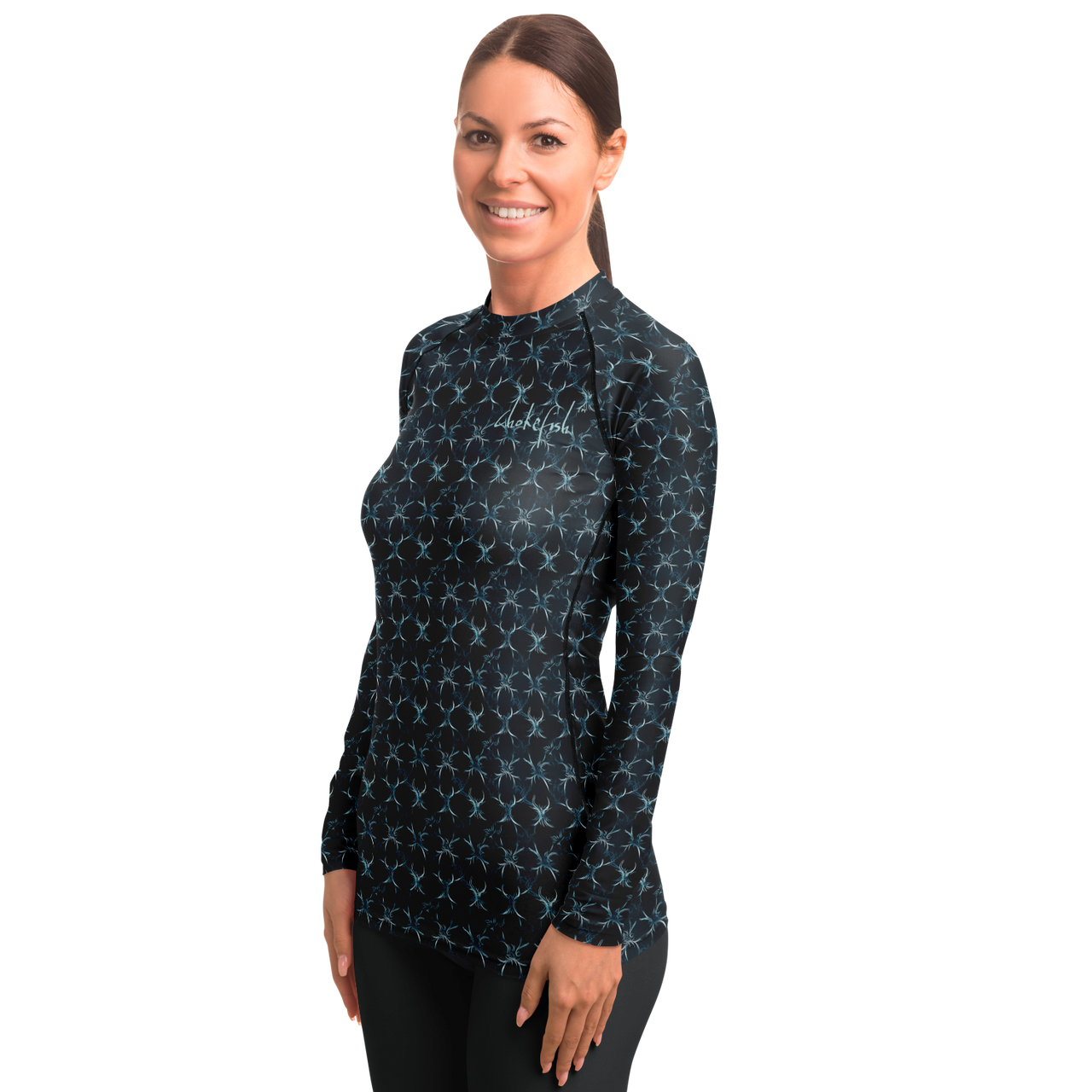 Chokefish™ Long Sleeve Rashguard Sun&Saltwater Woman's Shirt-005