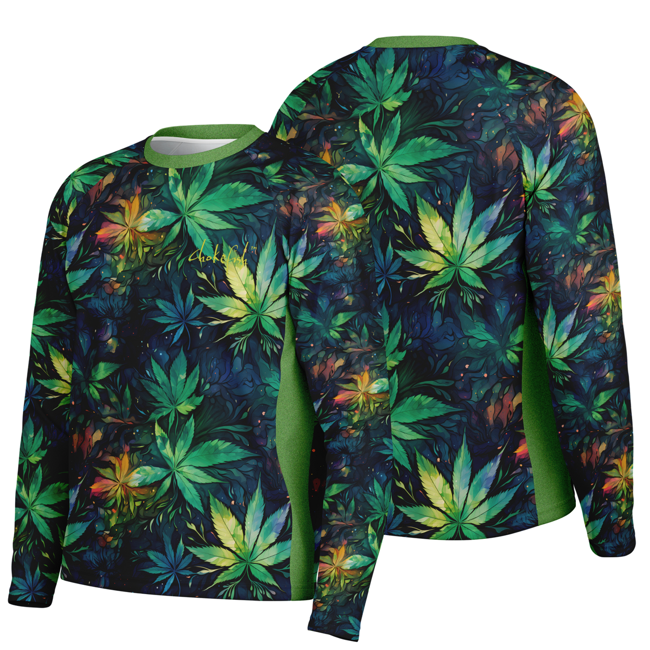 Chokefish™ Long Sleeve Every Day All Weather Cannabis Shirt Men's-024