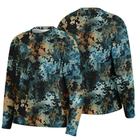 Chokefish™ Long Sleeve Every Day All Weather Acid-Wash Shirt Men's-002