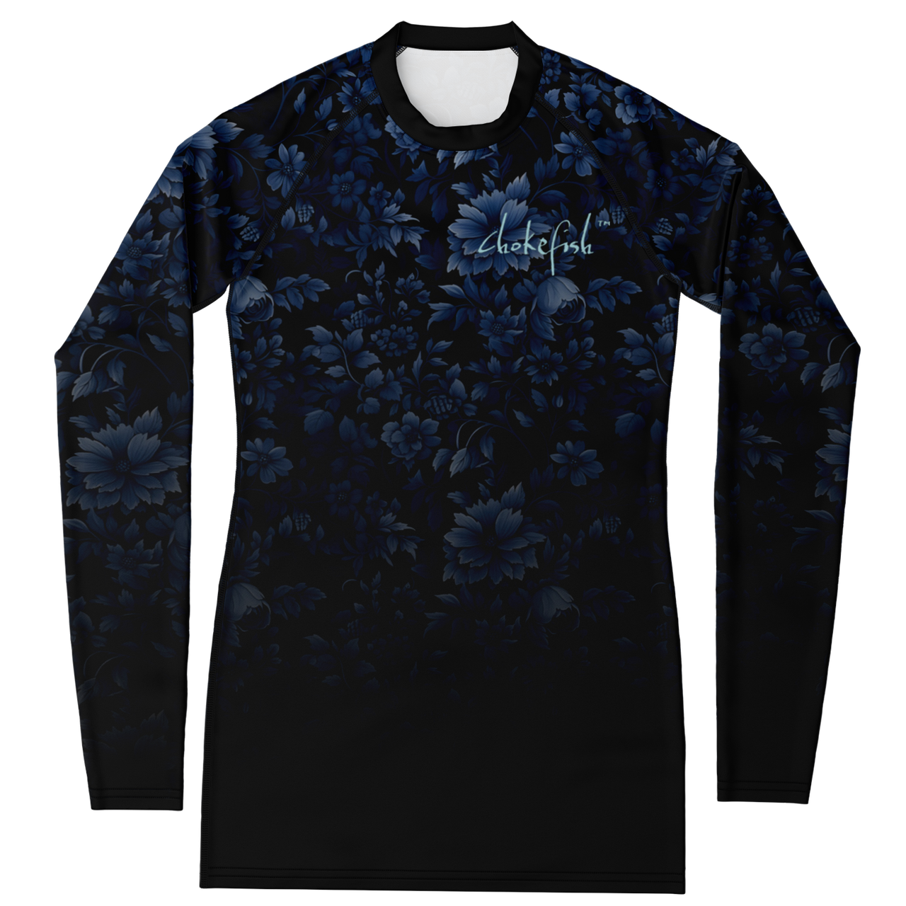 Chokefish™ Long Sleeve Rashguard Floral Woman's Shirt-002
