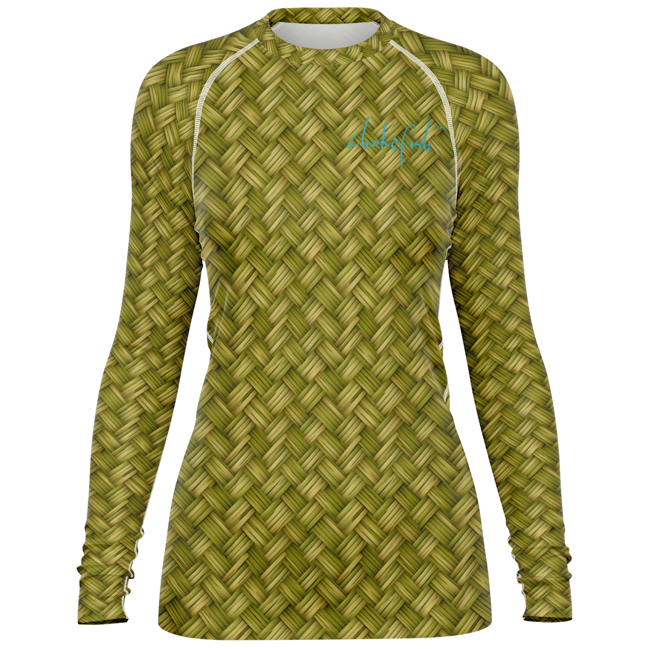 Chokefish™ Long Sleeve Rashguard Textures Woman's Shirt-002