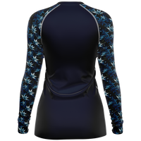 Chokefish™ Long Sleeve Rashguard Cannabis Woman's Shirt-005-2