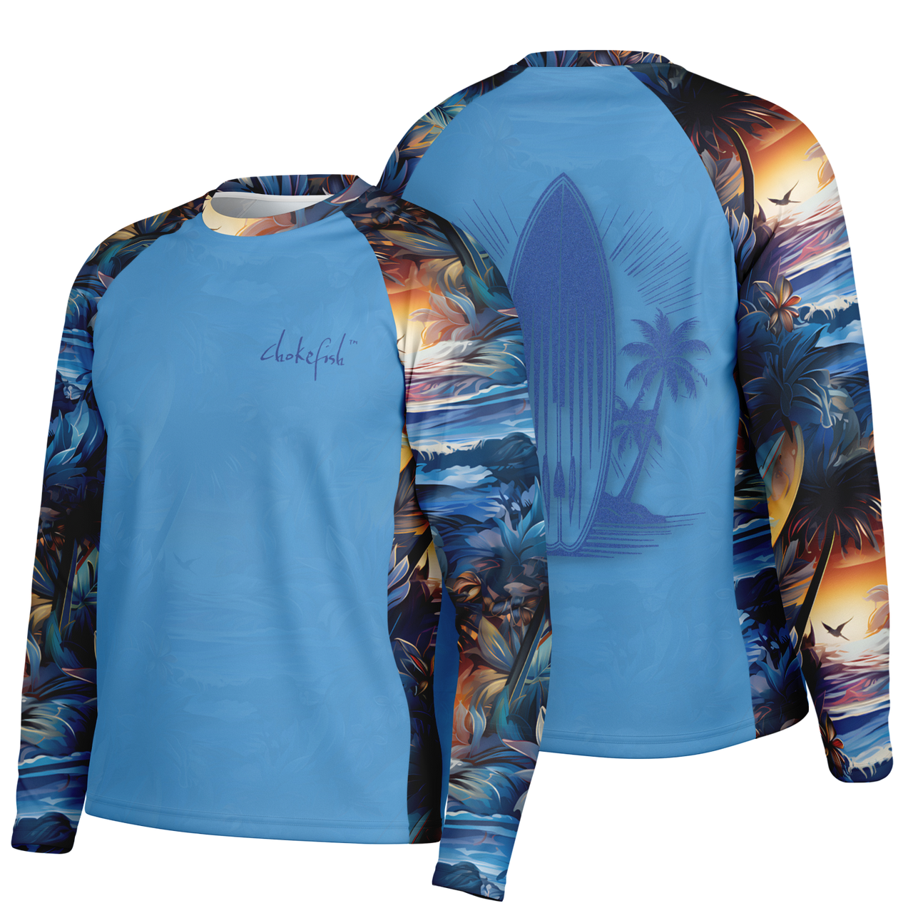 Chokefish™ Long Sleeve Every Day All Weather Surfboards Shirt Men's-006-Special-Edition