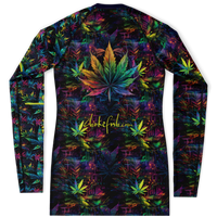 Chokefish™ Long Sleeve Rashguard Cannabis Woman's Shirt-009-Special Edition
