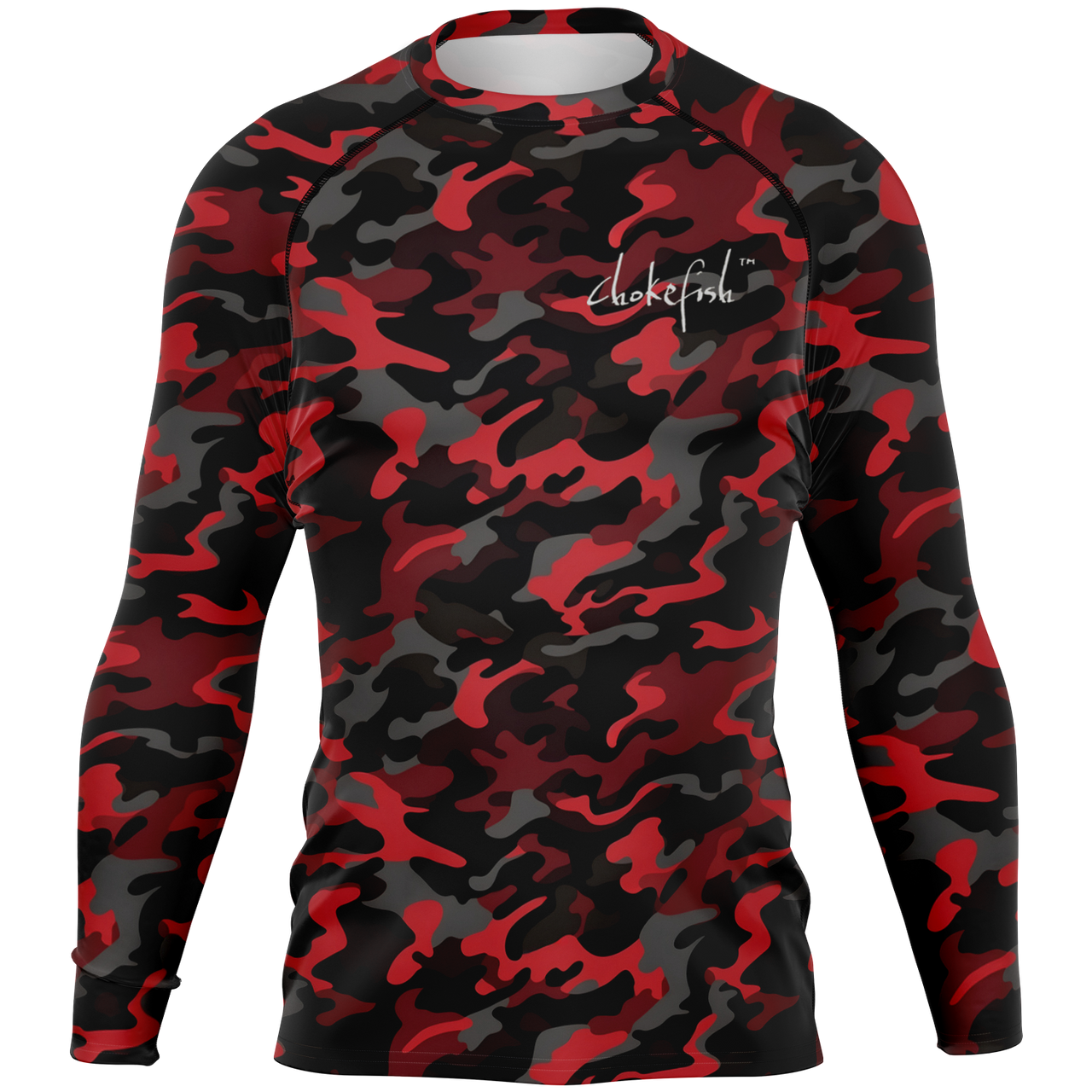 Chokefish™ Long Sleeve Rashguard Camouflage Men's Shirt-010
