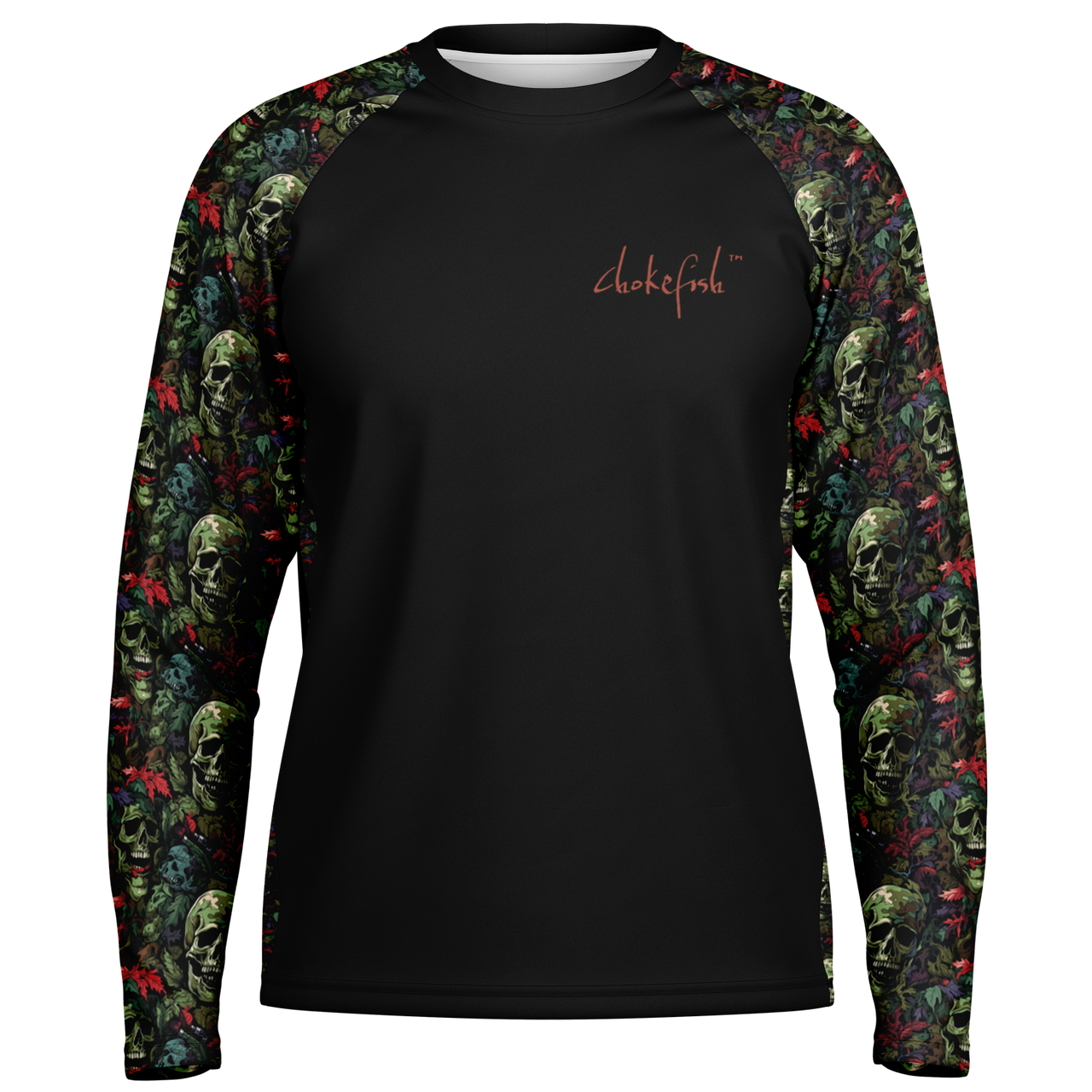 Chokefish™ Long Sleeve Every Day All Weather Skulls Shirt Men's-027