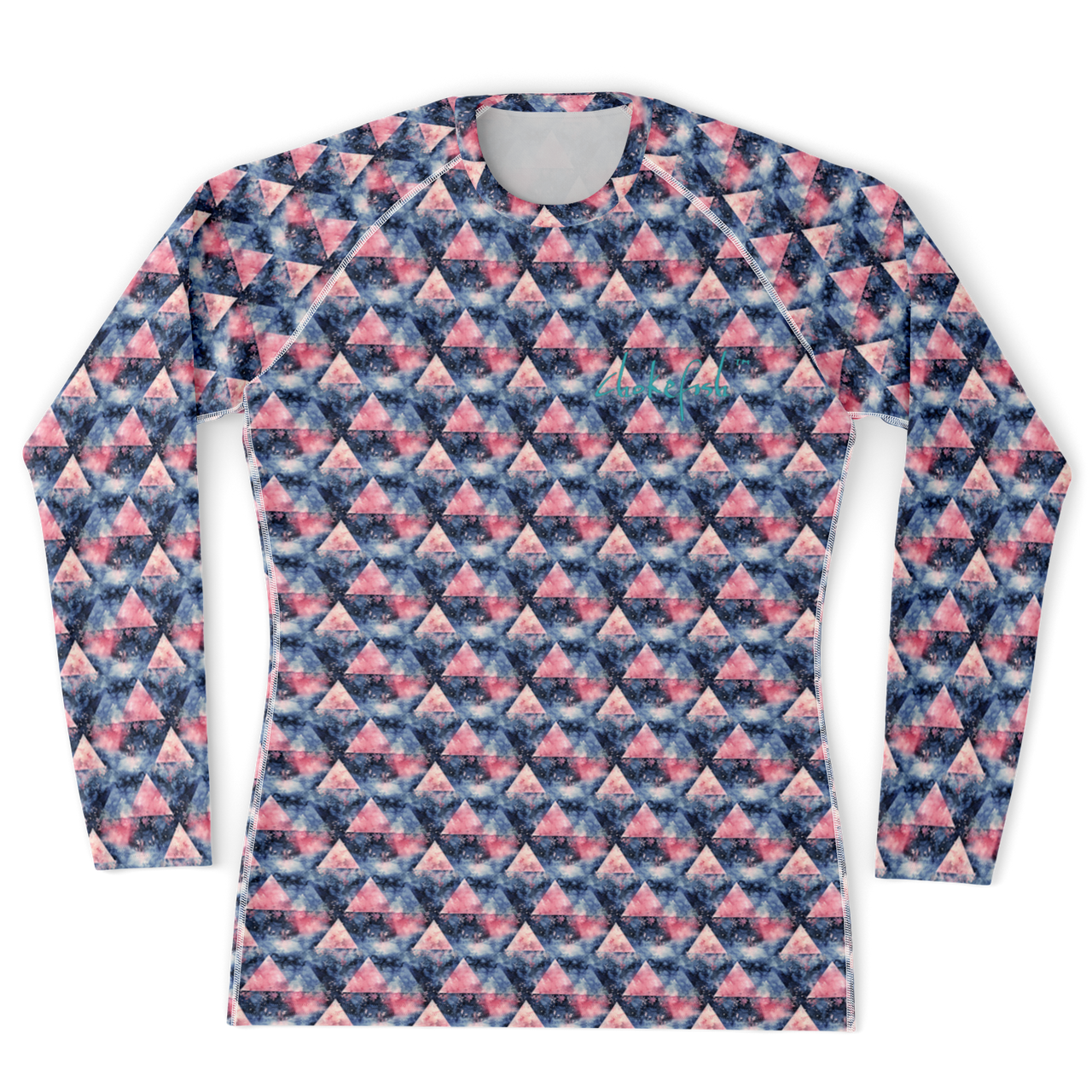 Chokefish™ Long Sleeve Rashguard Acid-Wash Men's Shirt-008