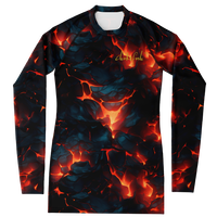 Chokefish™ Long Sleeve Rashguard Cannabis Woman's Shirt-002