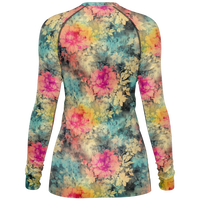 Chokefish™ Long Sleeve Rashguard Acid-Wash Woman's Shirt-007