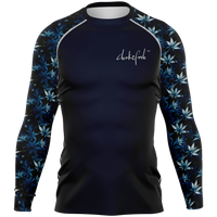 Chokefish™ Long Sleeve Rashguard Cannabis Men's Shirt-005-2