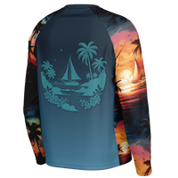 Chokefish™ Long Sleeve Every Day All Weather Trees&Boats Shirt Men's-011-Special-Edition