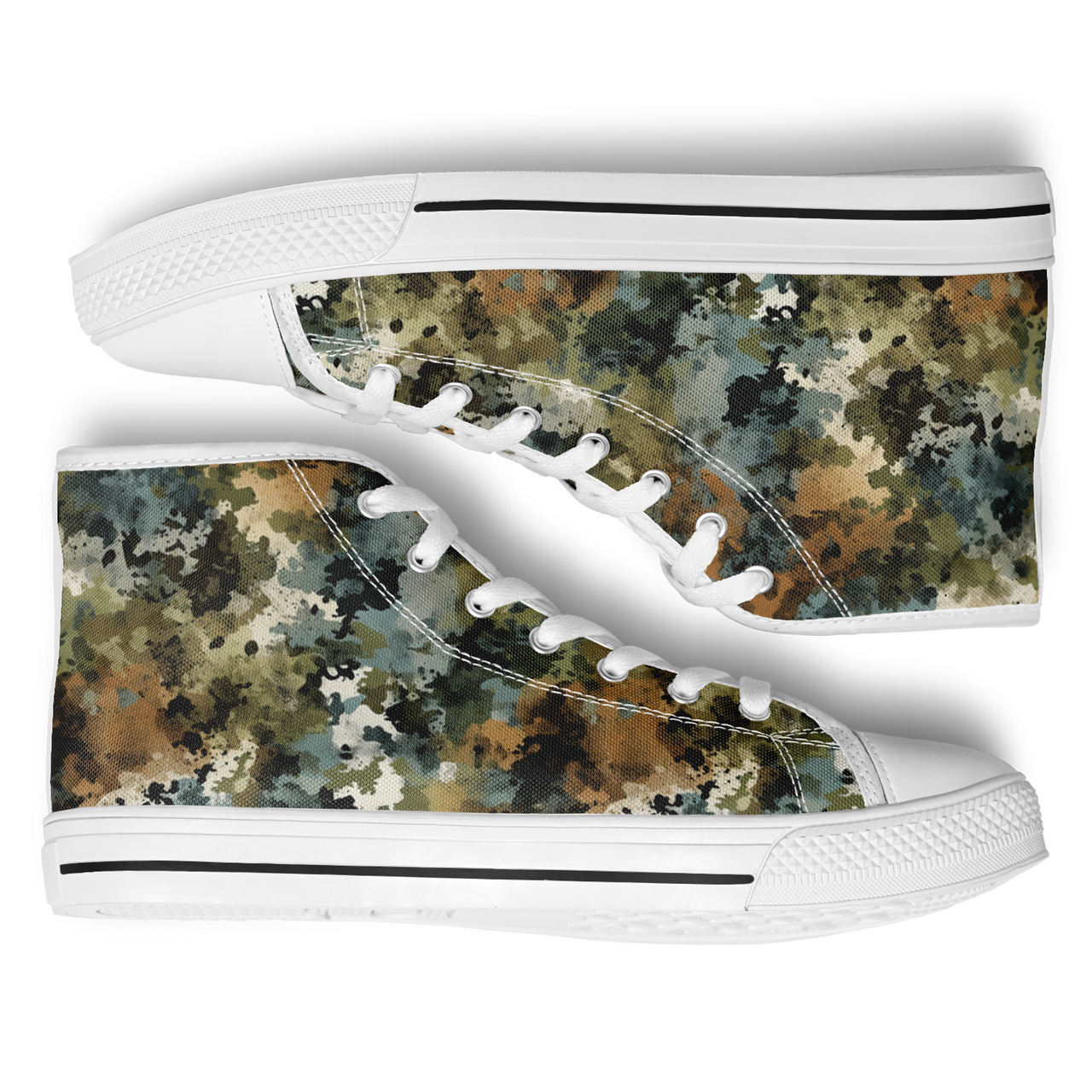 Chokefish™ Urban Peak Retro High Tops-Acid-Wash-014