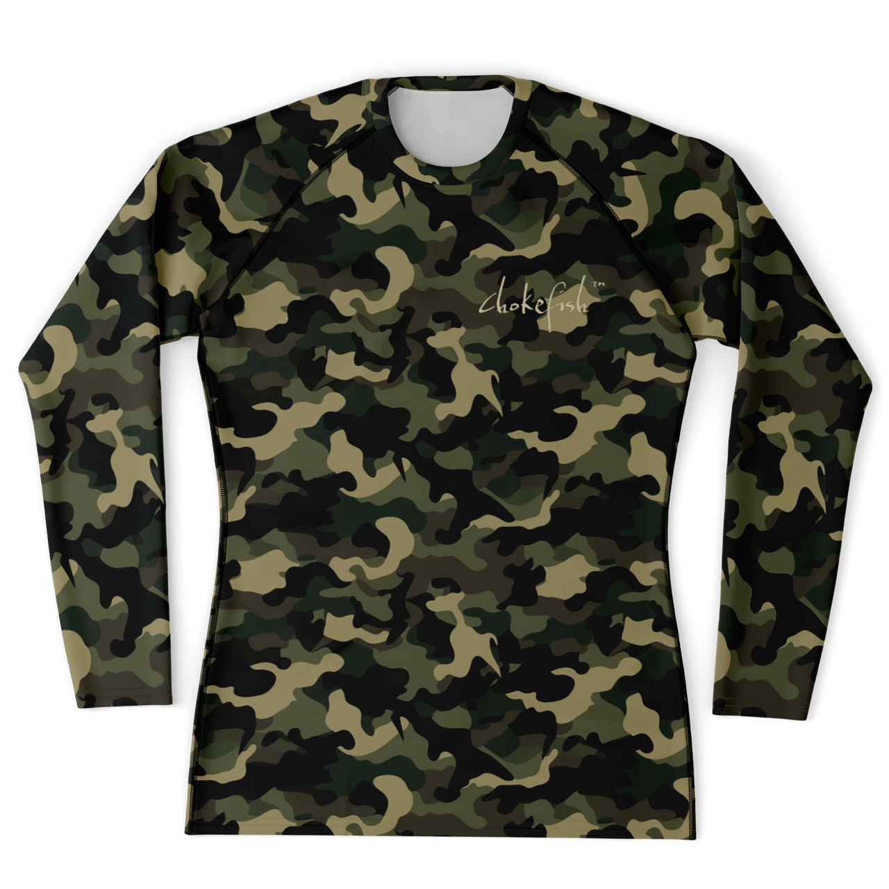 Chokefish™ Long Sleeve Rashguard Camouflage Men's Shirt-008