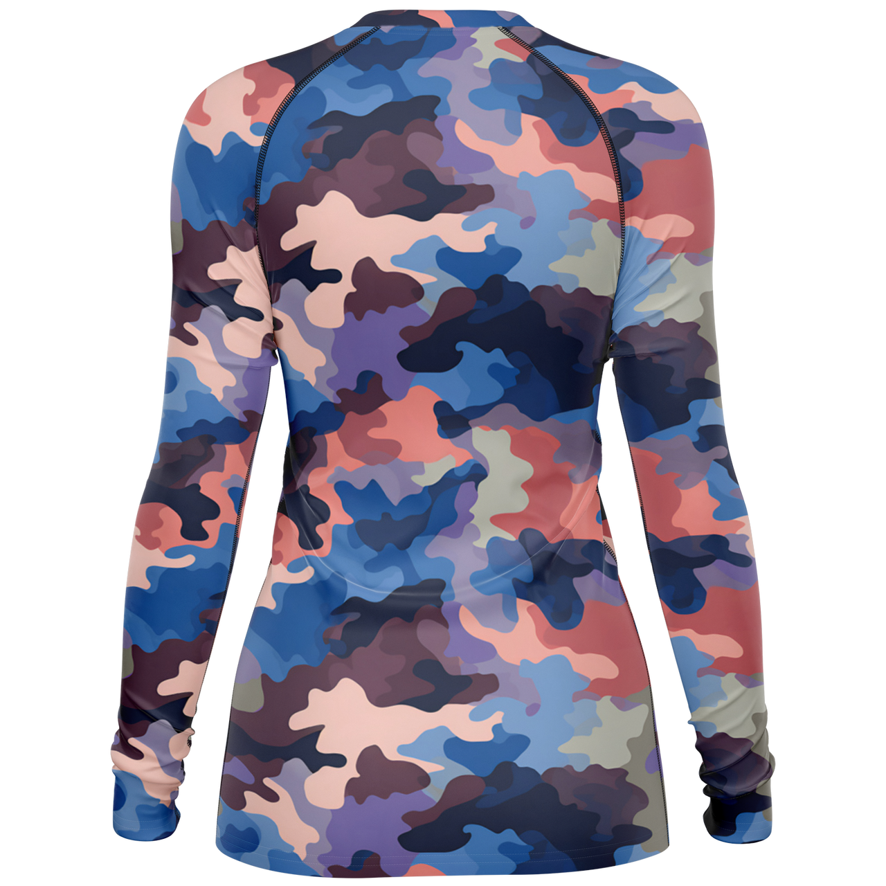 Chokefish™ Long Sleeve Rashguard Camouflage Woman's Shirt-007