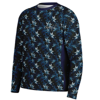 Chokefish™ Long Sleeve Every Day All Weather Cannabis Shirt Men's-006-Blue