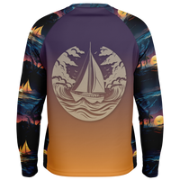 Chokefish™ Long Sleeve Every Day All Weather Trees&Boats Shirt Men's-018-Special Edition