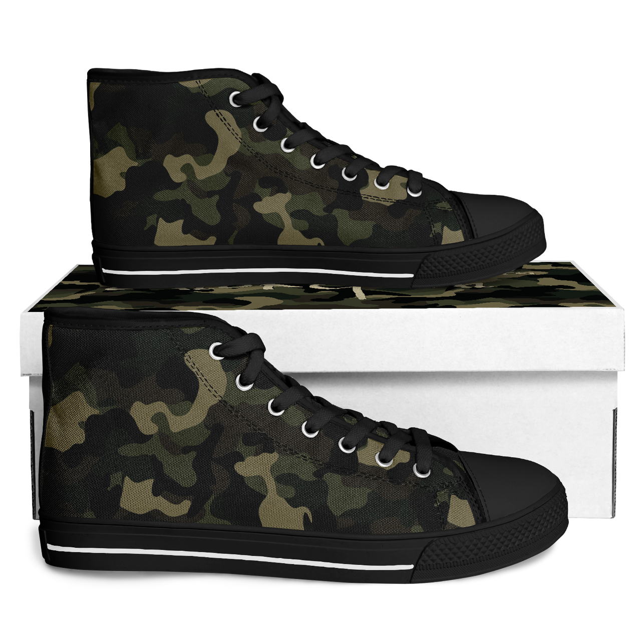 Chokefish™ Urban Peak Retro High Tops-Camouflage-002-2