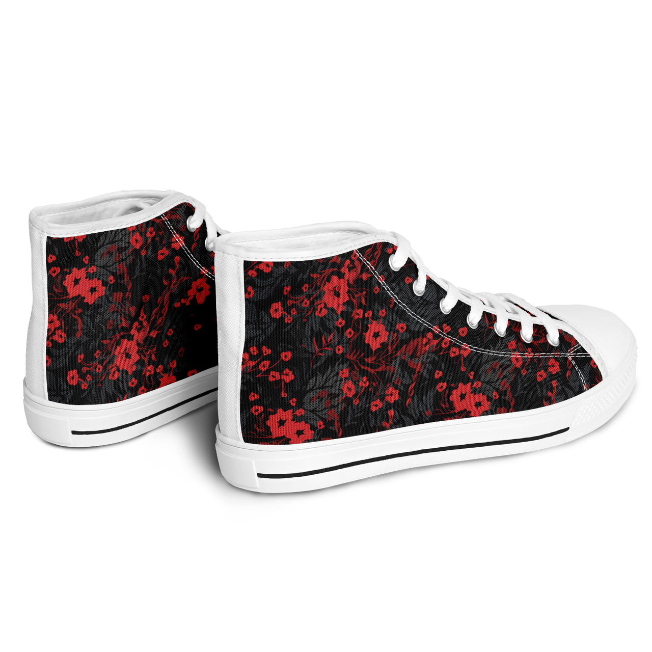 Chokefish™ Urban Peak Retro High Tops-Floral-003
