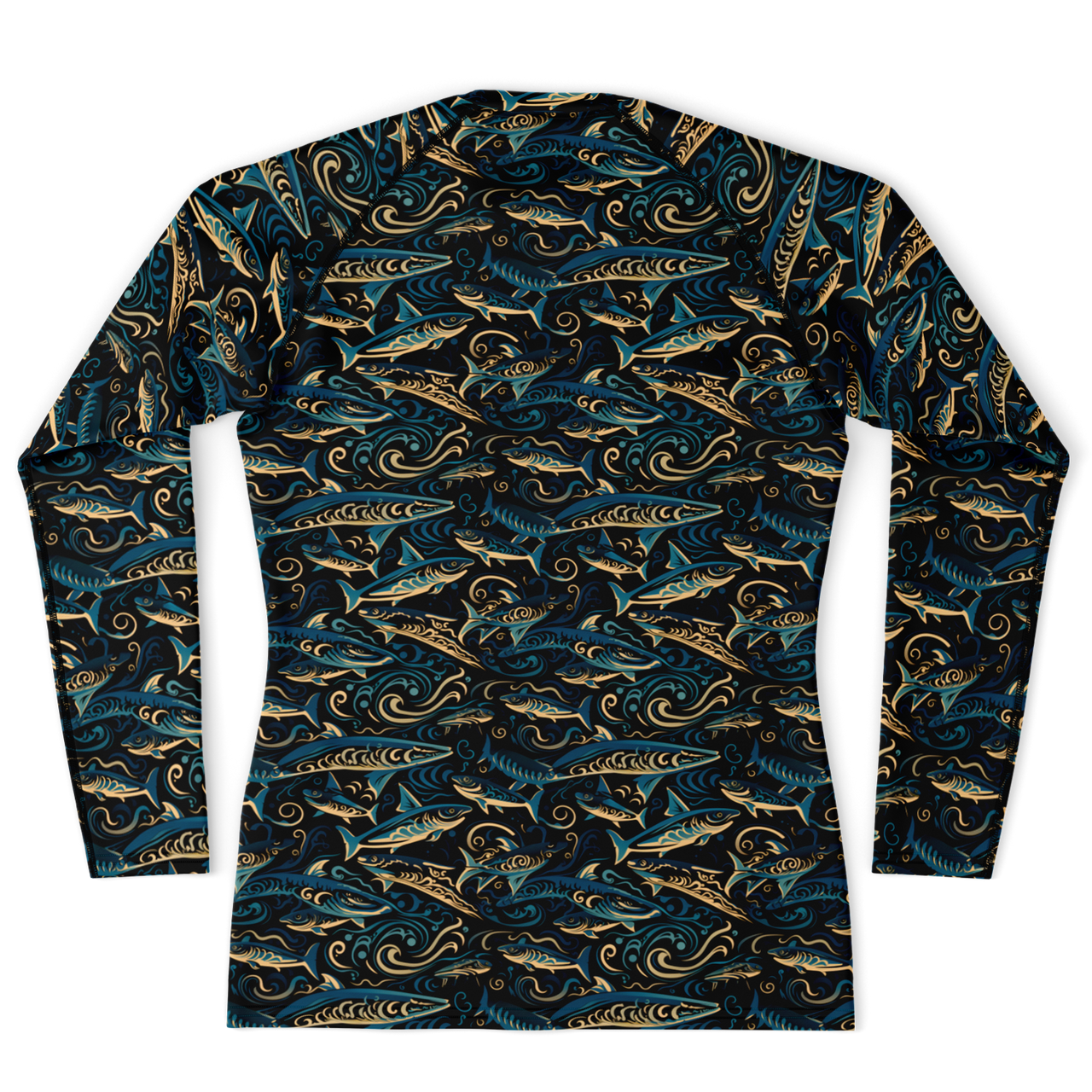 Chokefish™ Long Sleeve Rashguard Marine Men's Shirt-003