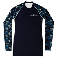 Chokefish™ Long Sleeve Rashguard Cannabis Woman's Shirt-005-2