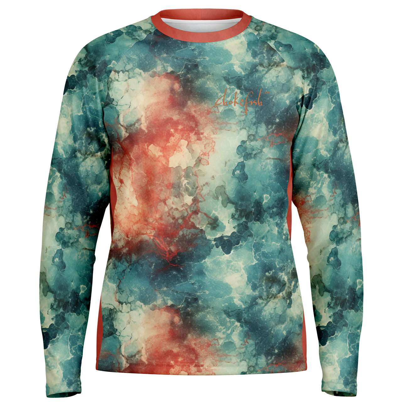 Chokefish™ Long Sleeve Every Day All Weather Acid-Wash Shirt Men's-004