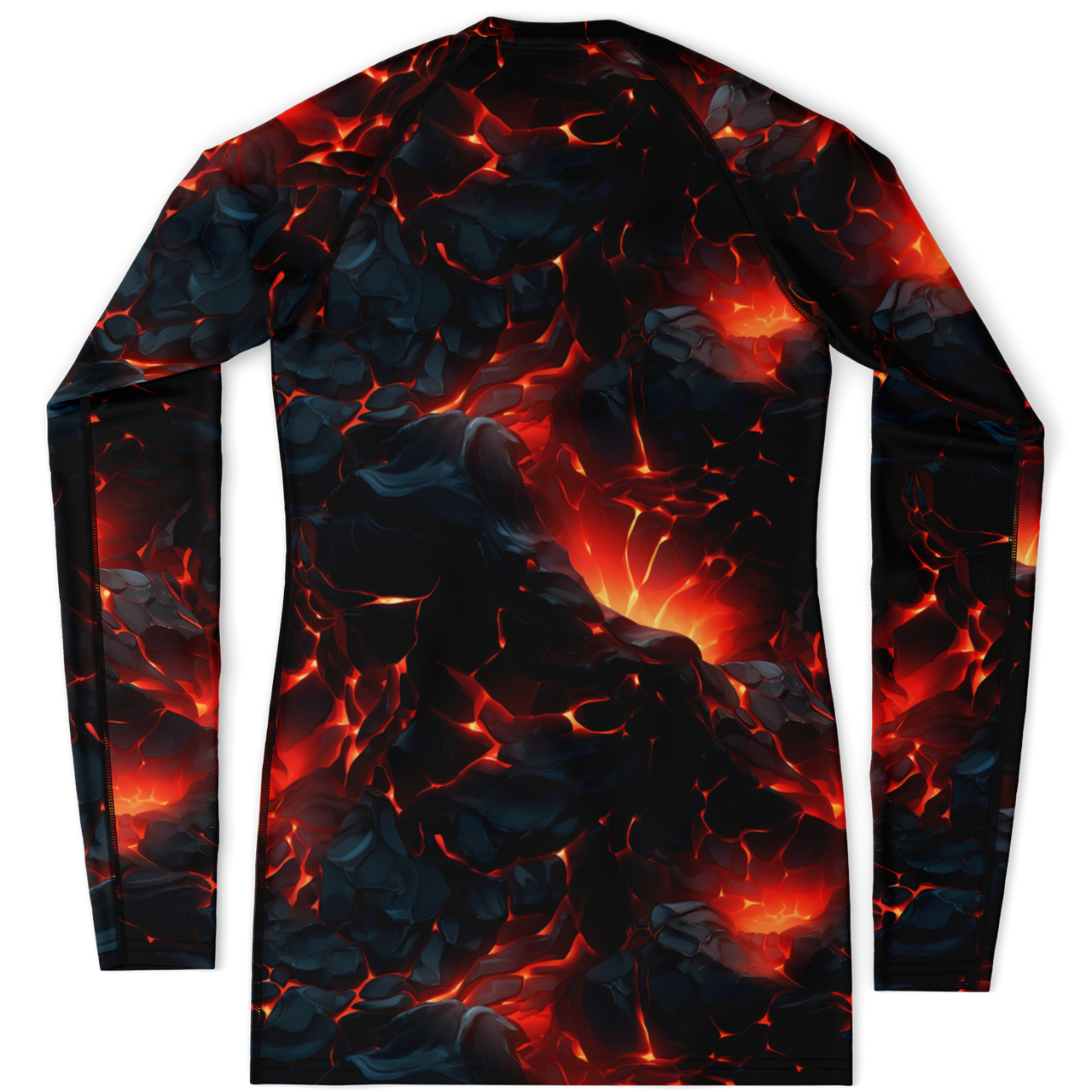 Chokefish™ Long Sleeve Rashguard Volcanos Woman's Shirt-003