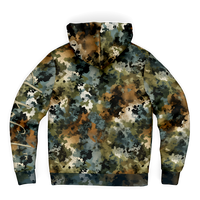 Chokefish™ Microfleece Zip-Up Hoodie Acid-Wash Colors-016B