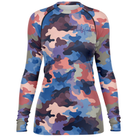 Chokefish™ Long Sleeve Rashguard Camouflage Woman's Shirt-007